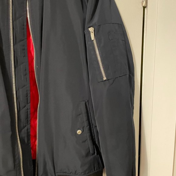 ZARA Bomber jacket Unisex , black- size small - Picture 6 of 7